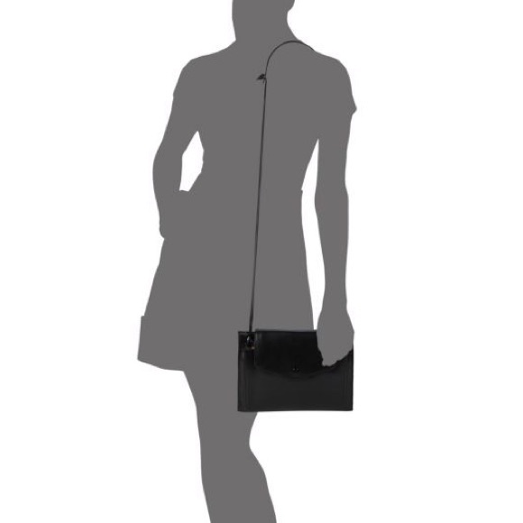 ✨HALSTON HERITAGE Soft Supple Black Leather - Picture 4 of 4